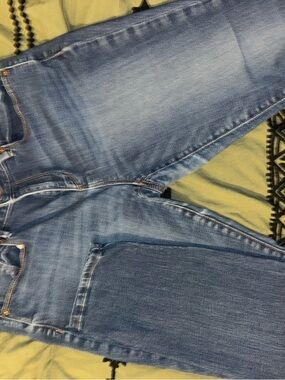 LOFT Straight Leg Jeans in Light Blue Wash